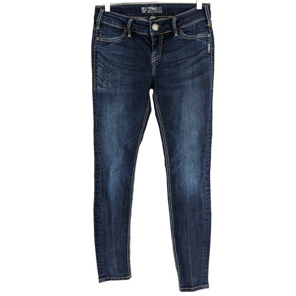 Silver Jeans Pants - Silver Suki Jeggings Tag 27/31 Actual 27/29 Low Rise Western Rodeo